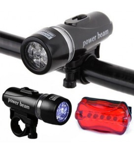 Набір ліхтар велосипедний та блимавка