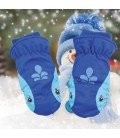 Рукавички дитячі сині з блакитним, розмір М