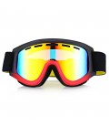 Маска лижна, сноубордична Bollfo чорно-червона, 2 лінзи