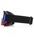 Маска лижна, сноубордична Bollfo чорно-червона, 2 лінзи