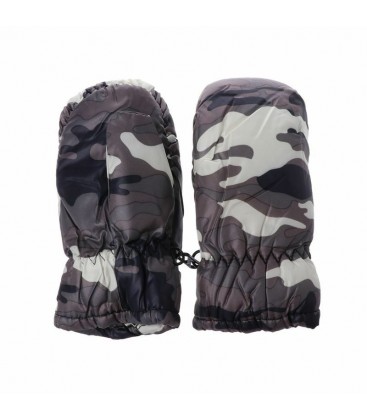 Рукавички дитячі сіро-білі, 3-5 років