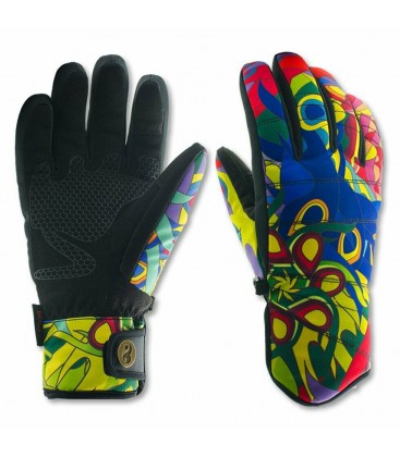 Рукавички лижні жіночі червоні, розмір L