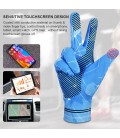 Рукавички з Touch Screen блакитні, розмір XL
