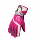 Рукавички лижні жіночі рожеві, розмір М