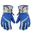 Рукавички лижні дитячі, 7-9 років блакитні
