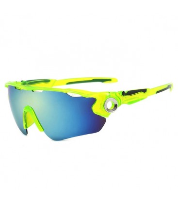 Окуляри зелені, дзеркальна лінза