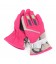 Рукавички лижні дитячі, 5-7 років рожеві