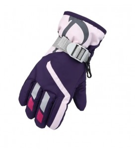 Рукавички лижні дитячі, 7-9 років фіолетові